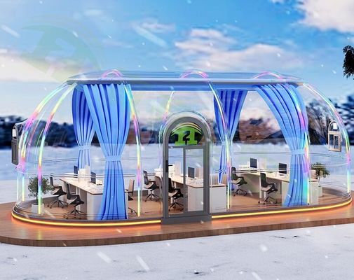 버블 하우스 Prefab 돔 스타일 하우스 스타 룸 클리어 리조트 캠핑 돔 버블 텐트