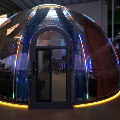 최고의 가격 풀 하우스 야외 풀 360 ° 투명 거품 텐트 맑은 Prefab PC 돔 하우스