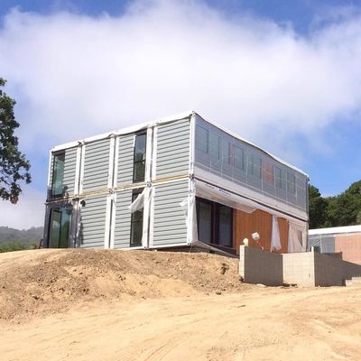 빌라 12 X 3 X 3m 모듈형 전조 주택 가벼운 철강 구조 에너지 효율성
