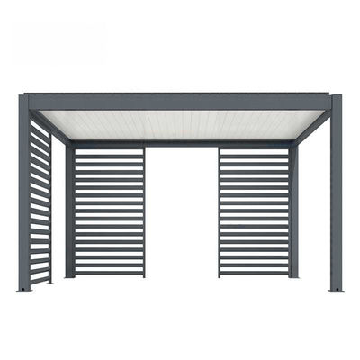 Patio Flipping Louver 파빌리온 정원 빌라 고급 경관 알루미늄 합금 파빌리온 햇살